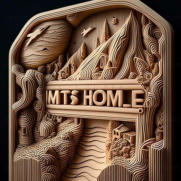 3D модель Home is Where the Start Is End of a Journey and Then th (STL)